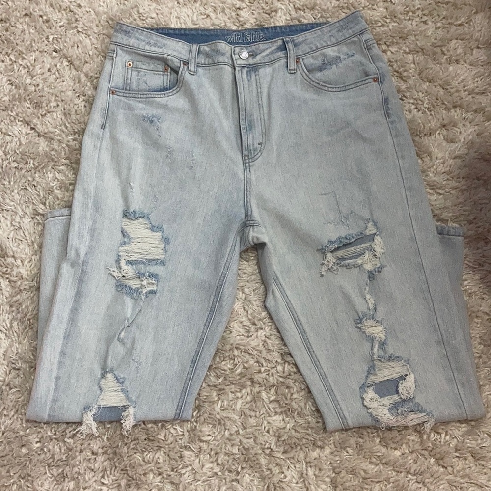 High rise mom jeans